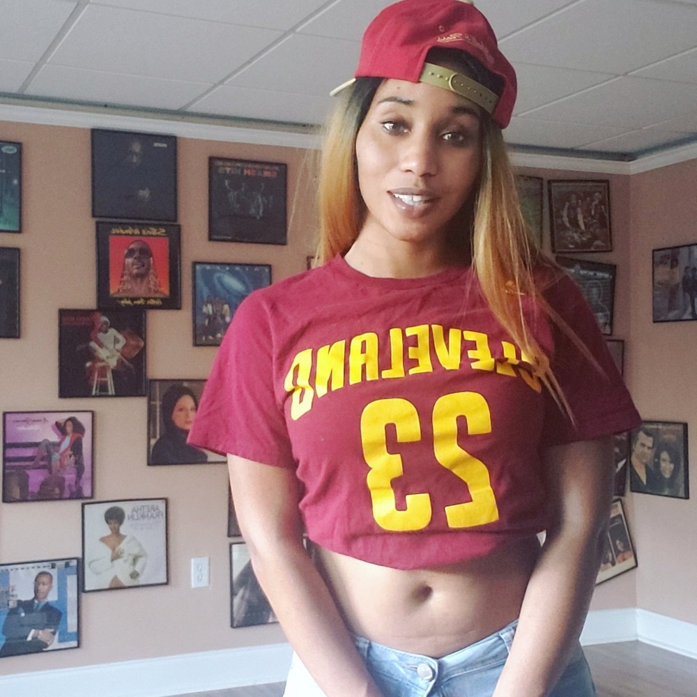 Adidas Vintage Lebron James Cleveland Cavs T-Shirt